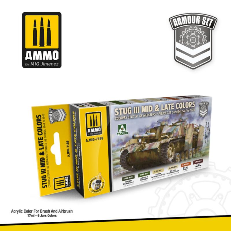 StuG III Mid & Late Colors 1944 to 1945 StuG III Mid & Late Colors 1944 to 1945 von AMMO by MIG Jimenez