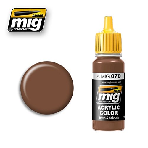 AMMO A.MIG-0070 Acrylfarbe, mittelbraun, 17 ml, Mehrfarbig von AMMO