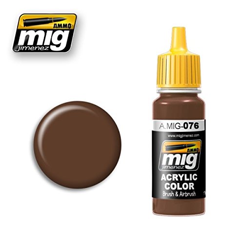 Ammo A.MIG-0076 Braune Boden-Acrylfarben (17 ml), Mehrfarbig von Mig Jimenez
