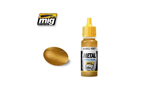 AMMO A.MIG-0197 Munition Messing Metall Acryl (17 ml), Mehrfarbig von AMMO