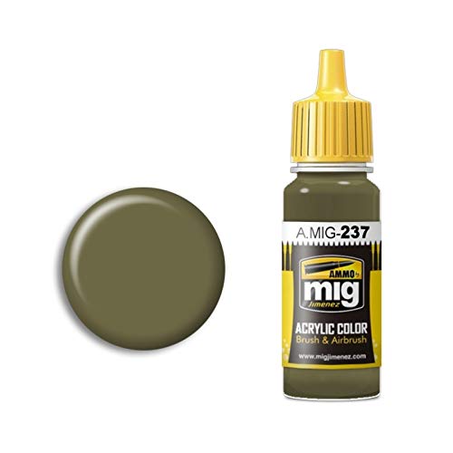 AMMO A.MIG-0237 Fs 23070 Acrylfarbe, Dunkles Olivgrün, 17 ml, Mehrfarbig von AMMO