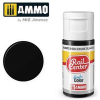 AMMO R-0002 SPURNEUTRAL Motorschwarz, Acrylfarbe, 20 ml von AMMO