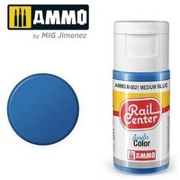 AMMO R-0021 SPURNEUTRAL Mittelblau, Acrylfarbe, 20 ml von AMMO