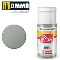 AMMO R-0039 SPURNEUTRAL Waggongrau, Acrylfarbe, 20 ml von AMMO