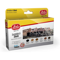 AMMO R-1032 SPURNEUTRAL Drehscheiben & Schuppen, Farb-Set, 6 Acrylfarben à 15 ml von AMMO