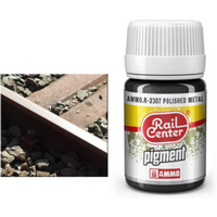 AMMO R-2307 SPURNEUTRAL Poliertes Metall Pigmente, 35 ml von AMMO