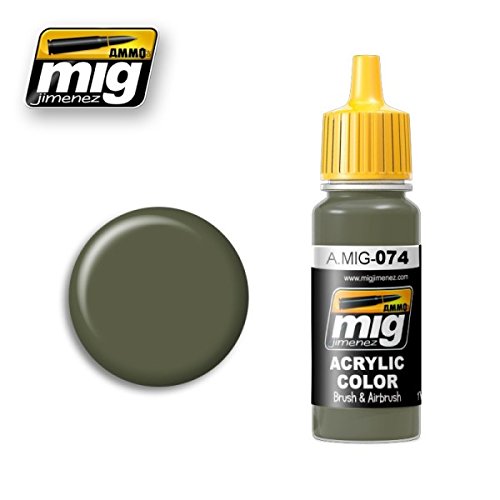 AMMO MIG-0074 Green Moss Acrylfarben (17 ml), mehrfarbig von AMMO