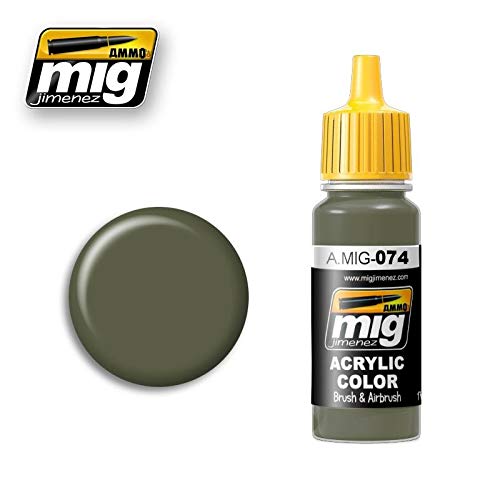 Ammo MIG-0074 Green Moss Acrylfarben, 17 ml, mehrfarbig von Mig Jimenez