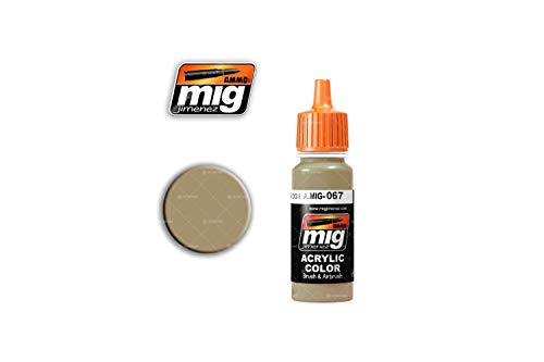 Munition mig-0067 Light Sand Grau Acryl Farben (17 ml), Mehrfarbig von AMMO