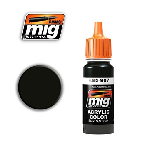 Mig Jimenez A.MIG-0907 Ammo Grey Acrylfarbe, dunkle Basis, 17 ml, Mehrfarbig von Mig Jimenez
