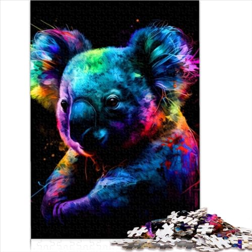 Puzzles für Kinder, Koala-Puzzles für Erwachsene, Holzpuzzle für Erwachsene, Puzzle für Erwachsene und Kinder, 1000 Teile (75 x 50 cm) von AMNOOL