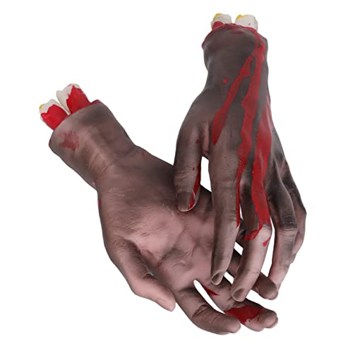 AMONIDA Gefälschte Abgetrennte Hände, Lebensechte Halloween-Requisiten-Hand für Bühnenrequisiten AMONIDA Gefälschte Abgetrennte Hände, Lebensechte Halloween-Requisiten-Hand für Bühnenrequisiten von AMONIDA