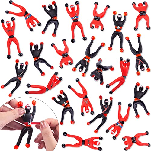 AMOR PRESENT 42 Stück Wandkletter-Ninja-Spielzeug mit DIY-Aufklebern, klebrige Roller, dehnbare Kletterer, Fensterkrabbler für Kinder, Partygeschenk, neuartiges Spielzeug AMOR PRESENT 42 Stück Wandkletter-Ninja-Spielzeug mit DIY-Aufklebern, klebrige Roller, dehnbare Kletterer, Fensterkrabbler für Kinder, Partygeschenk, neuartiges Spielzeug von AMOR PRESENT