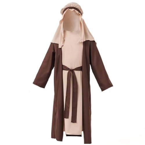 AMOYER Hirtenkostüm Für Kinder, Kinderkostüm Für Weihnachten, Halloween, Cosplay, Jesus-kostüm, Jungen, Biblische Kostüme, Outfit, Verkleidung AMOYER Hirtenkostüm Für Kinder, Kinderkostüm Für Weihnachten, Halloween, Cosplay, Jesus-kostüm, Jungen, Biblische Kostüme, Outfit, Verkleidung von AMOYER