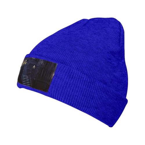 AMREWQYL Halloween-Strickmütze, bedruckt, warme Wollmütze, neutrale Beanies von AMREWQYL