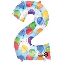 AMSCAN 2824701 SuperShape 2 Balloons & Streamers Foil Balloon P50 Packaged 50 x 88 cm von AMSCAN®