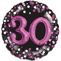 AMSCAN 3597601 Multi Balloon Sparkling Pink 30 Folienballon P75 verpackt 81 x 81 cm von AMSCAN®