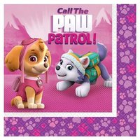 AMSCAN 9902612 20 Servietten "Paw Patrol Pink", 33 cm von AMSCAN®