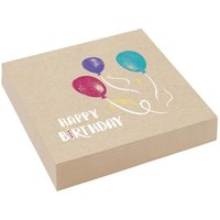 AMSCAN 9904392 20 Servietten My Birthday Party 33x33cm von AMSCAN®