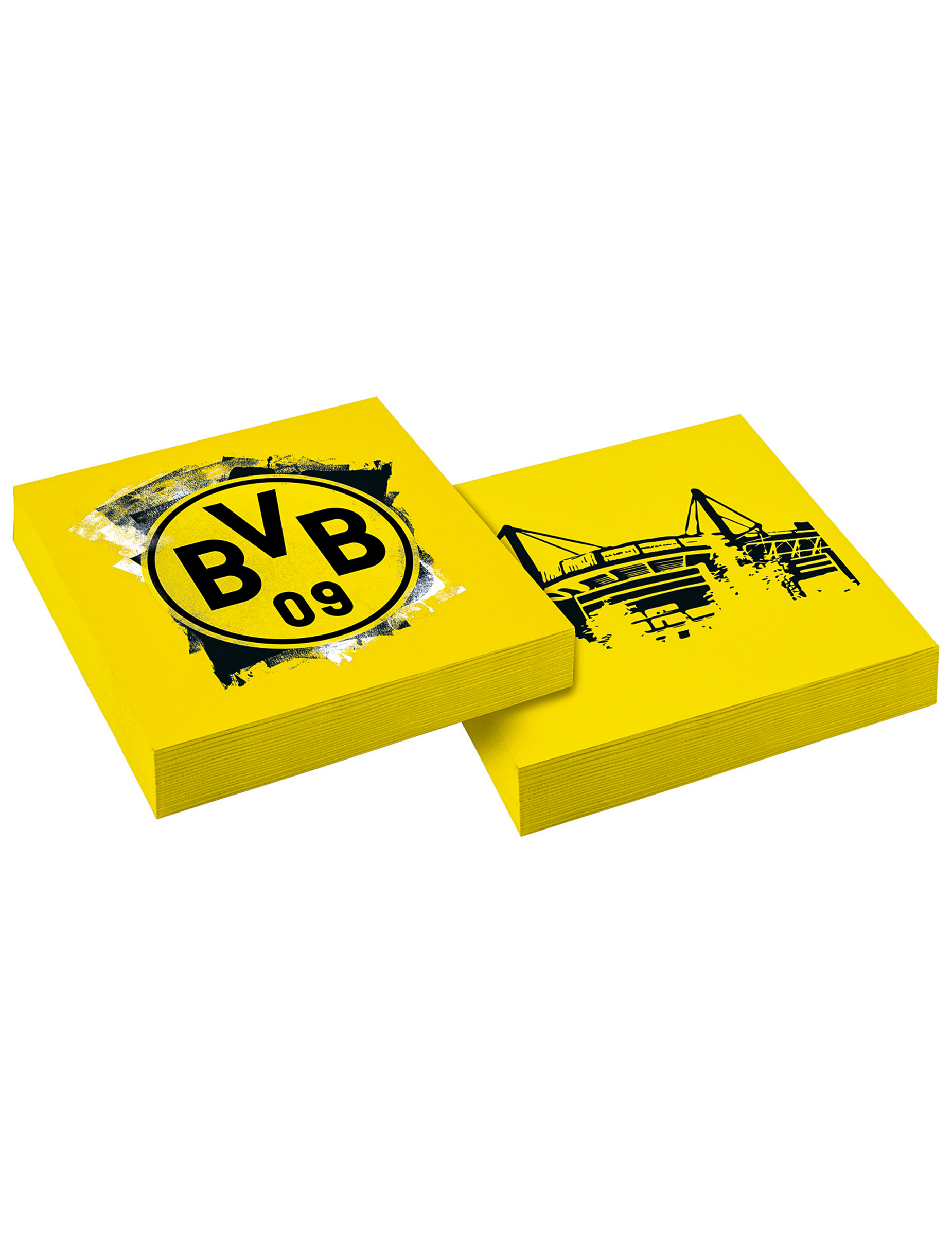 20 Borussia Dortmund Papierservietten Servietten 33 x 33 cm Gelb von RIETHMULLER