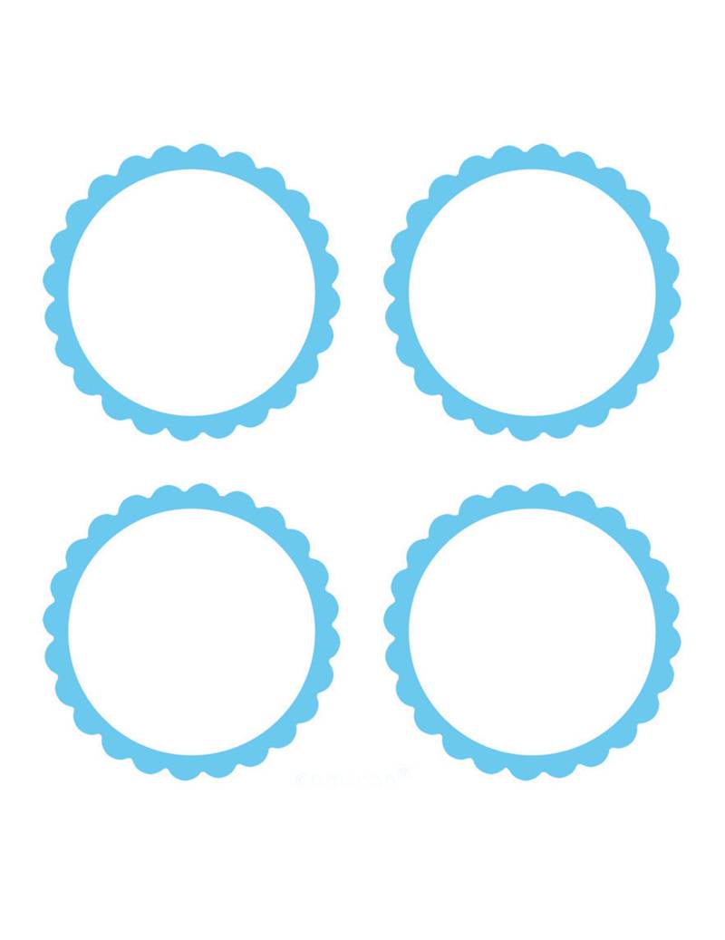 20 Etiketten Hellblau Candy Bar 5 cm 20 Etiketten Hellblau Candy Bar 5 cm von AMSCAN