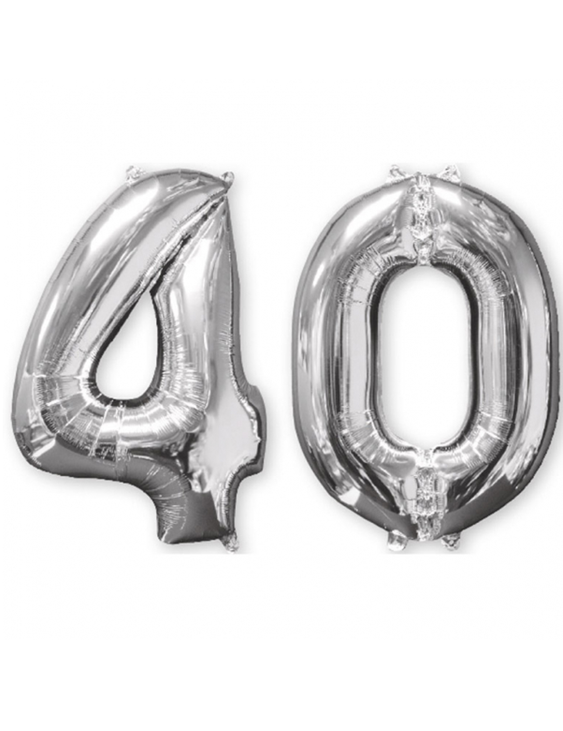 4 0 Zahlenballons silber 4 0 Zahlenballons silber von RIETHMULLER
