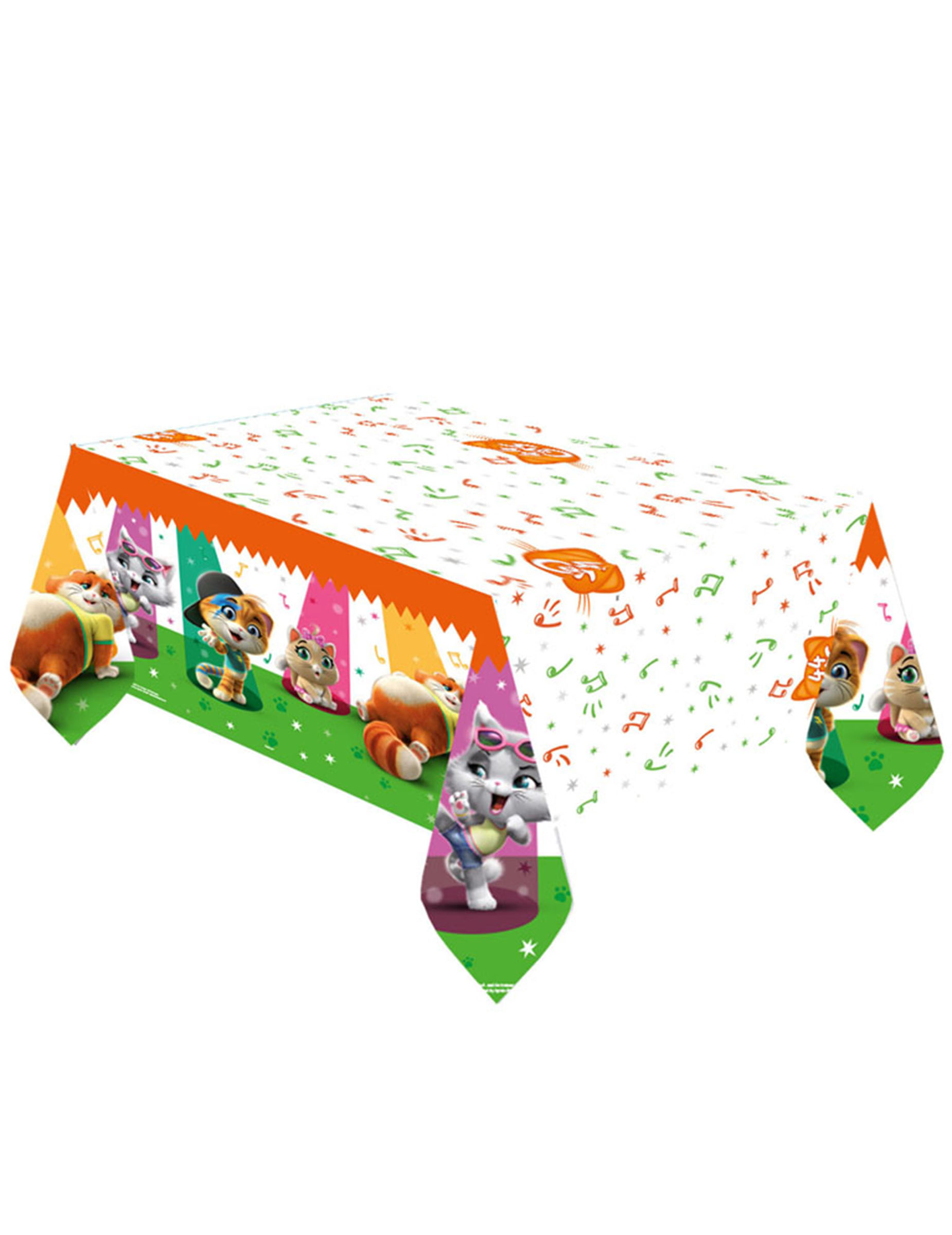 44 Cats-Tischdecke Kindergeburtstag-Partydeko bunt 180x120 cm 44 Cats-Tischdecke Kindergeburtstag-Partydeko bunt 180x120 cm von AMSCAN