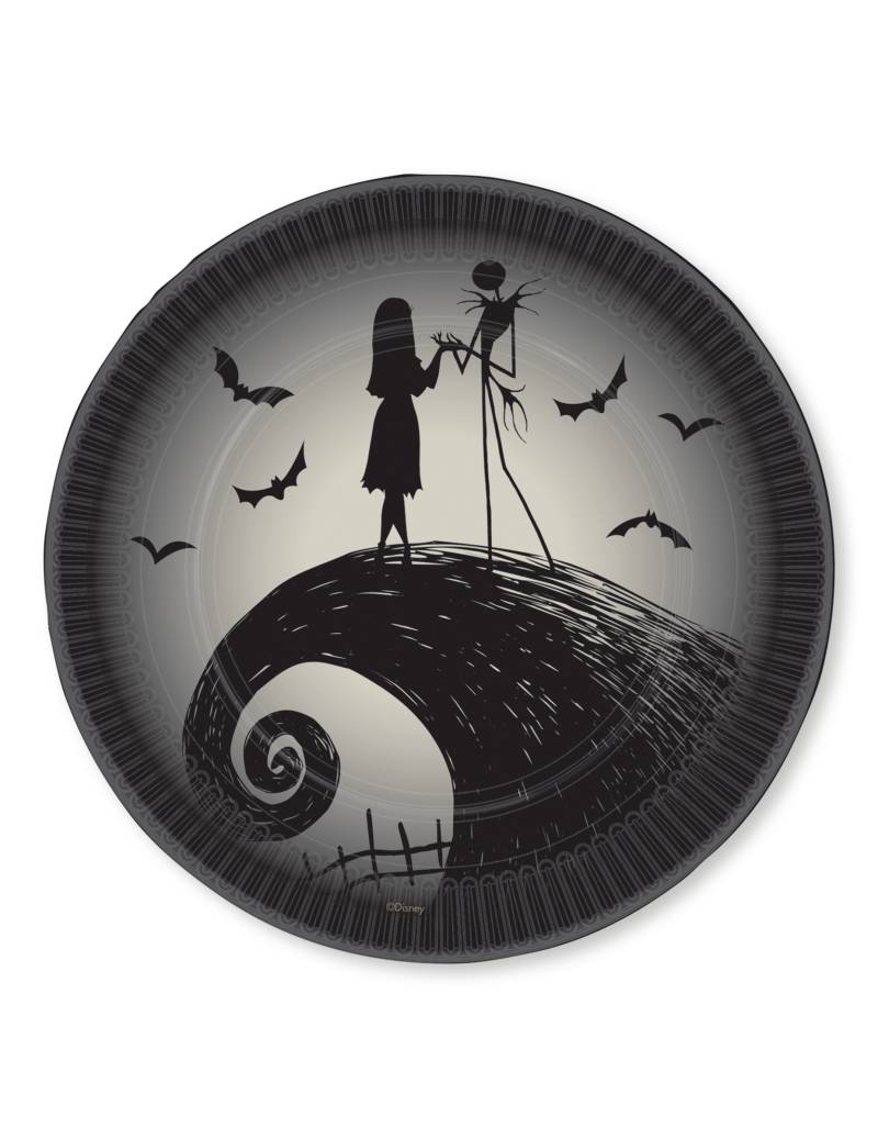 8 Pappteller Nightmare before Christmas von RIETHMULLER