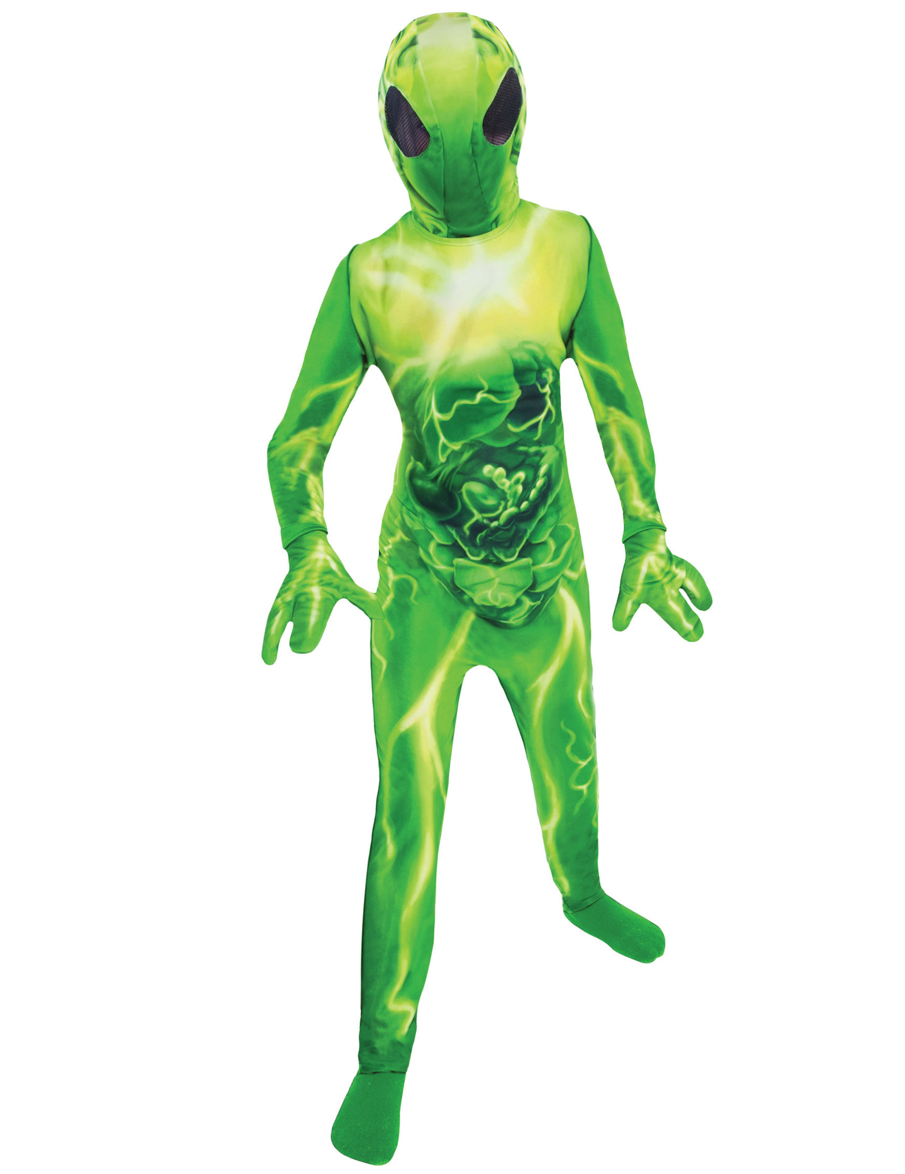 Alien-Kostüm für Kinder Fasching grün Alien-Kostüm für Kinder Fasching grün von RIETHMULLER