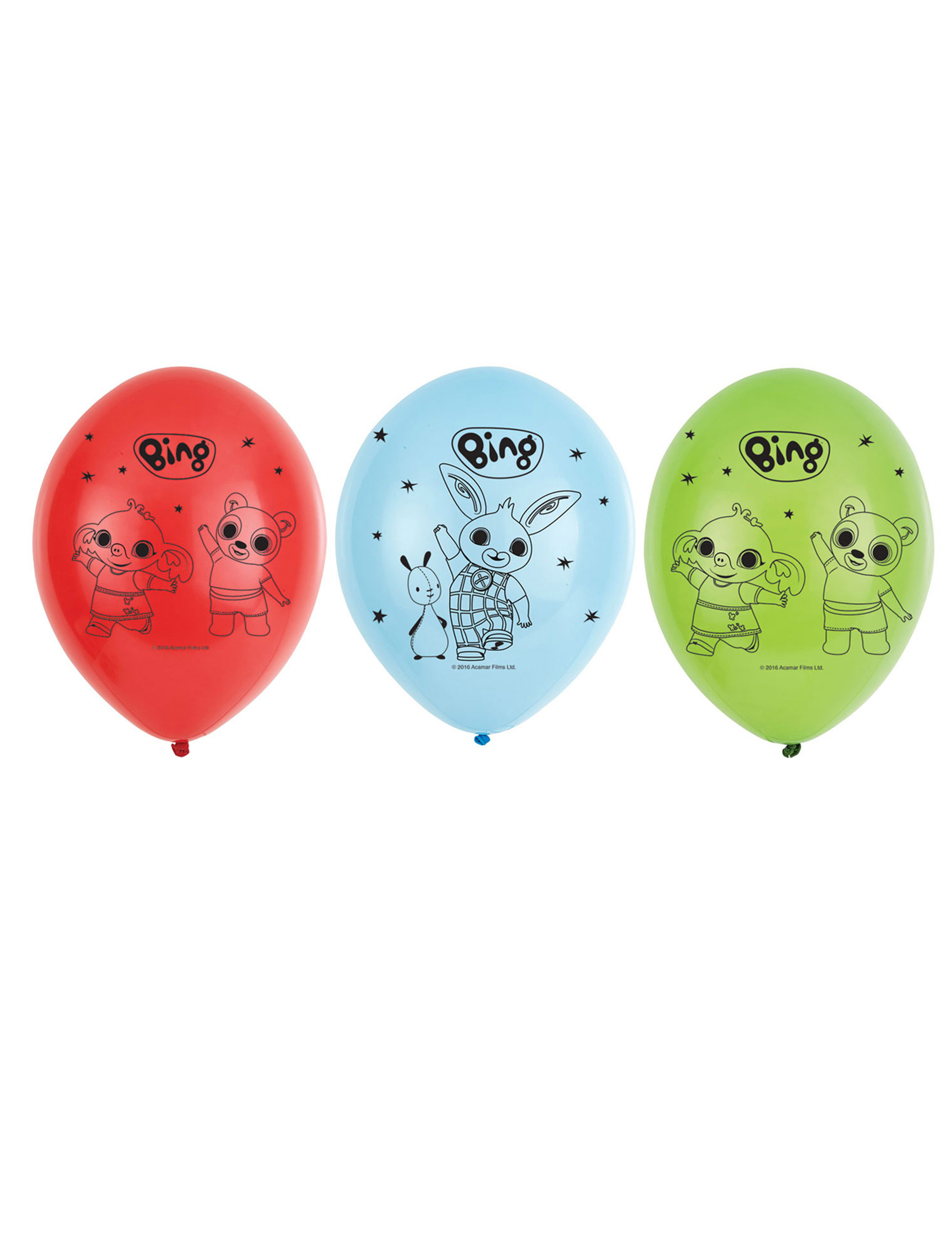 Bing-Latexballons für Kinder 6 Stück bunt 27 cm Bing-Latexballons für Kinder 6 Stück bunt 27 cm von AMSCAN