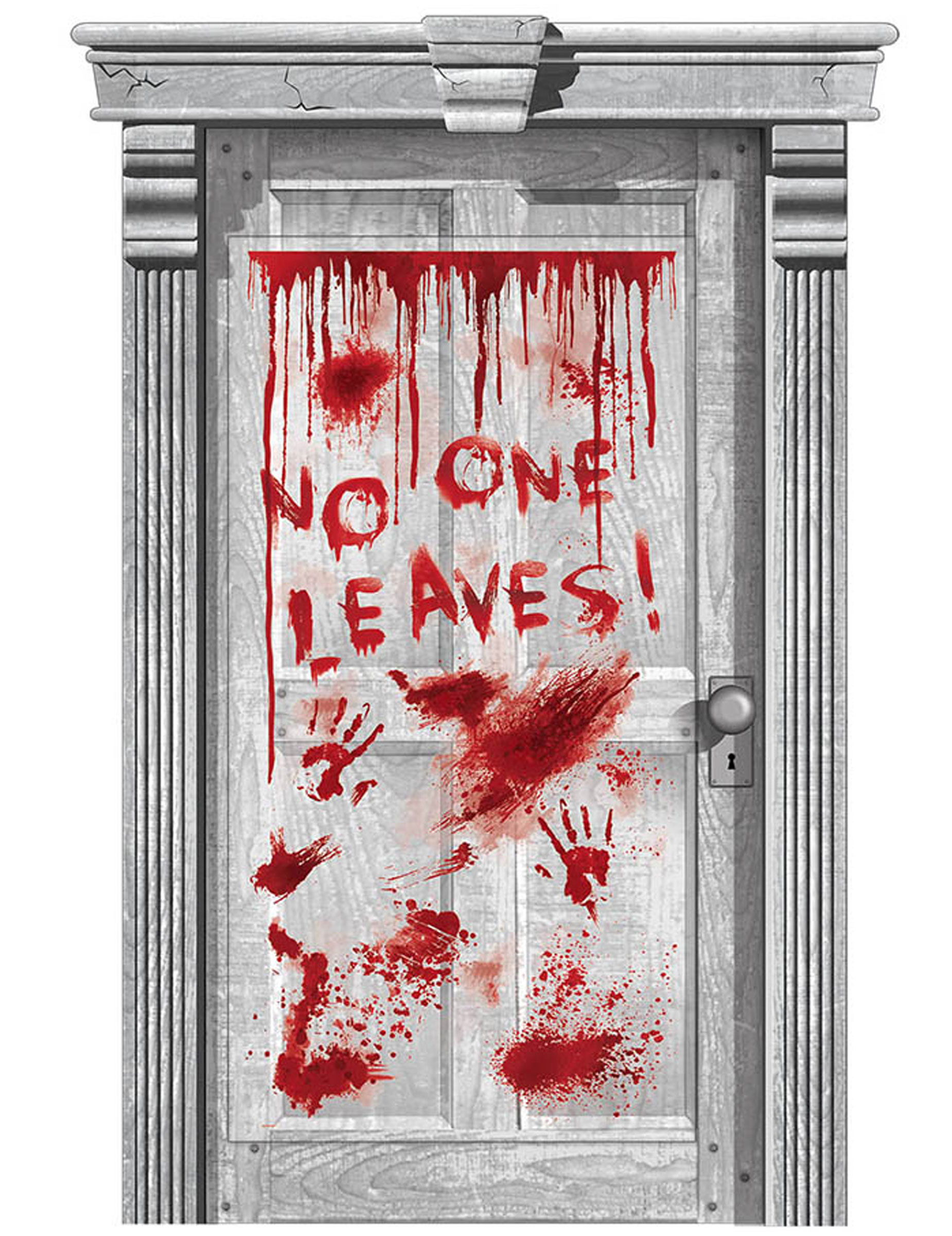 Blutige Tür Halloween-Dekoration rot 165x85cm Blutige Tür Halloween-Dekoration rot 165x85cm von RIETHMULLER