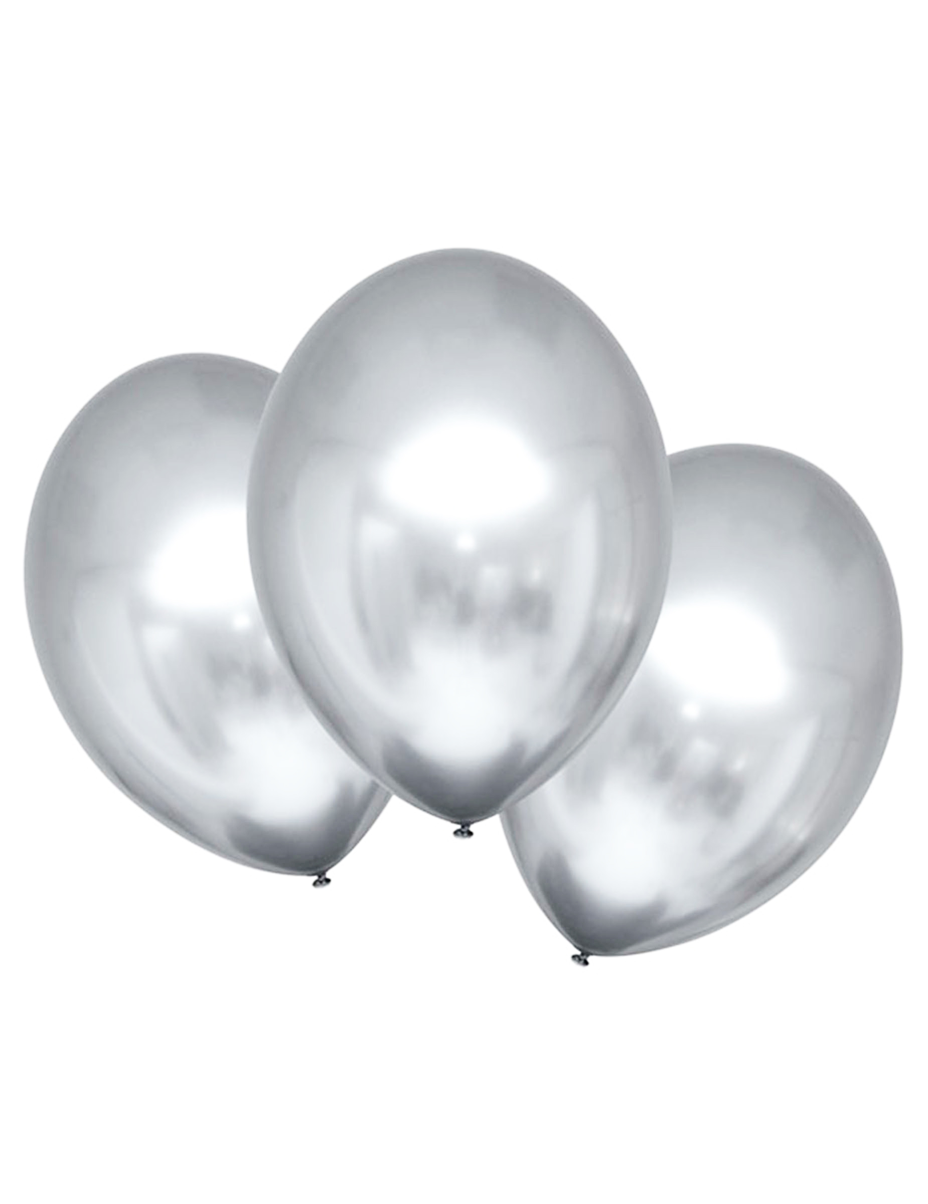 Edle Latexballons mit Satineffekt 6 Stück silberfarben 28 cm Edle Latexballons mit Satineffekt 6 Stück silberfarben 28 cm von RIETHMULLER