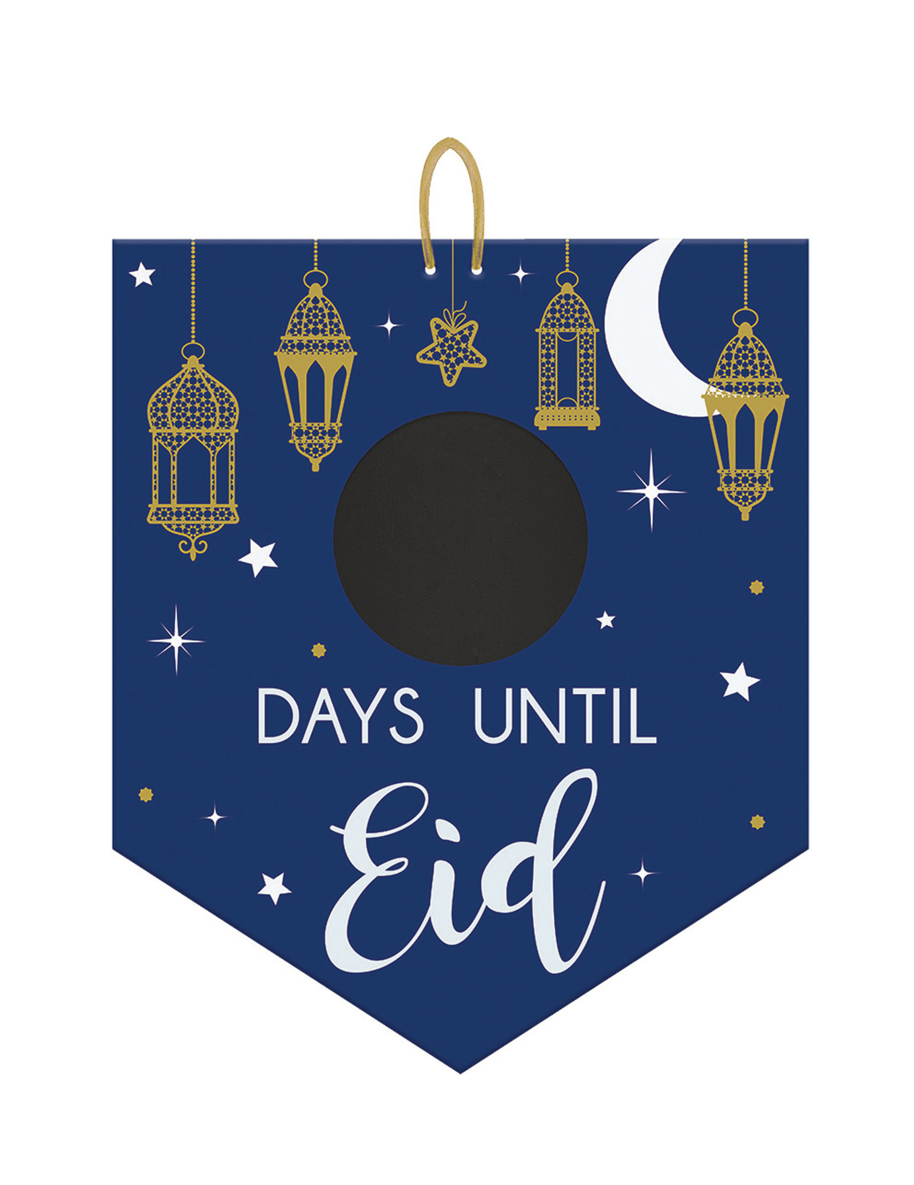 Eid Countdown-Tafel 38 x 32 cm zum Aufhängen Eid Countdown-Tafel 38 x 32 cm zum Aufhängen von AMSCAN