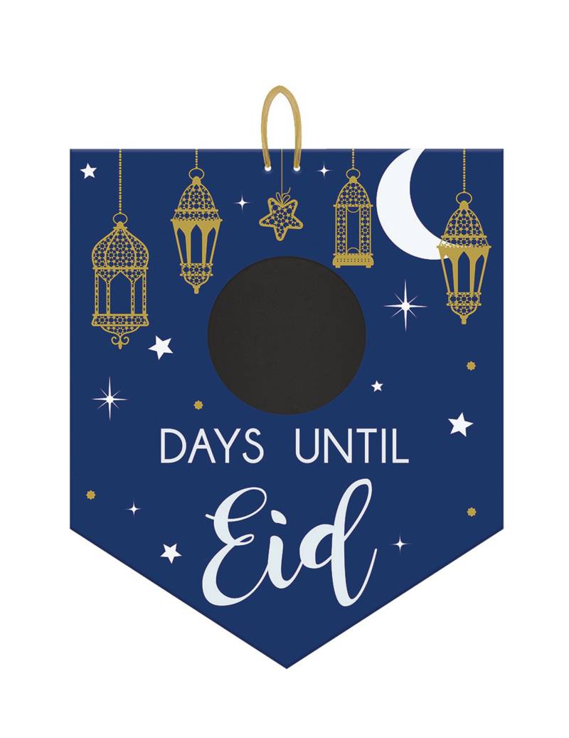 Eid Countdown-Tafel 38 x 32 cm zum Aufhängen Eid Countdown-Tafel 38 x 32 cm zum Aufhängen von AMSCAN