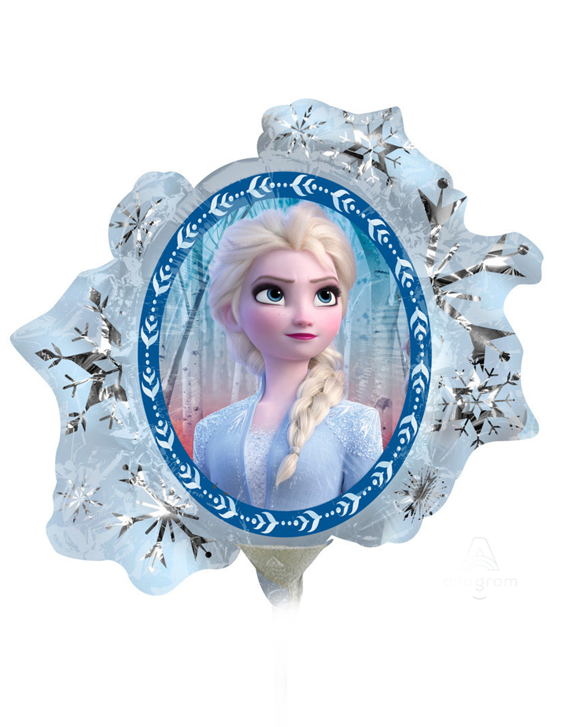 Frozen 2-Aluminiumballon Anna und Elsa Disney-Deko blau-silber Frozen 2-Aluminiumballon Anna und Elsa Disney-Deko blau-silber von RIETHMULLER