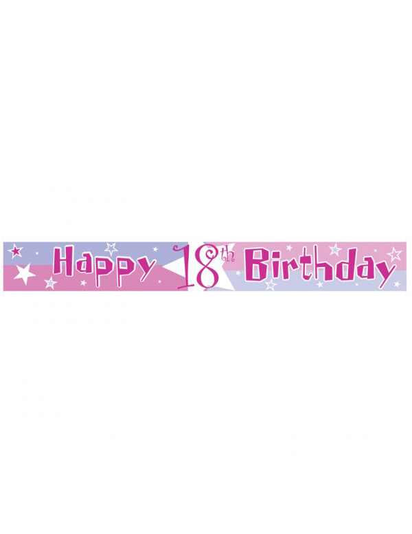 Geburtstagsbanner Happy Birthday Partyzubehör Geburtstagsbanner Happy Birthday Partyzubehör von AMSCAN