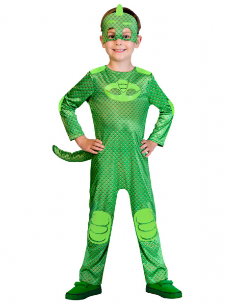 Gecko Kinderkostüm für Jungen PJ Masks Lizenzartikel grün Gecko Kinderkostüm für Jungen PJ Masks Lizenzartikel grün von RIETHMULLER