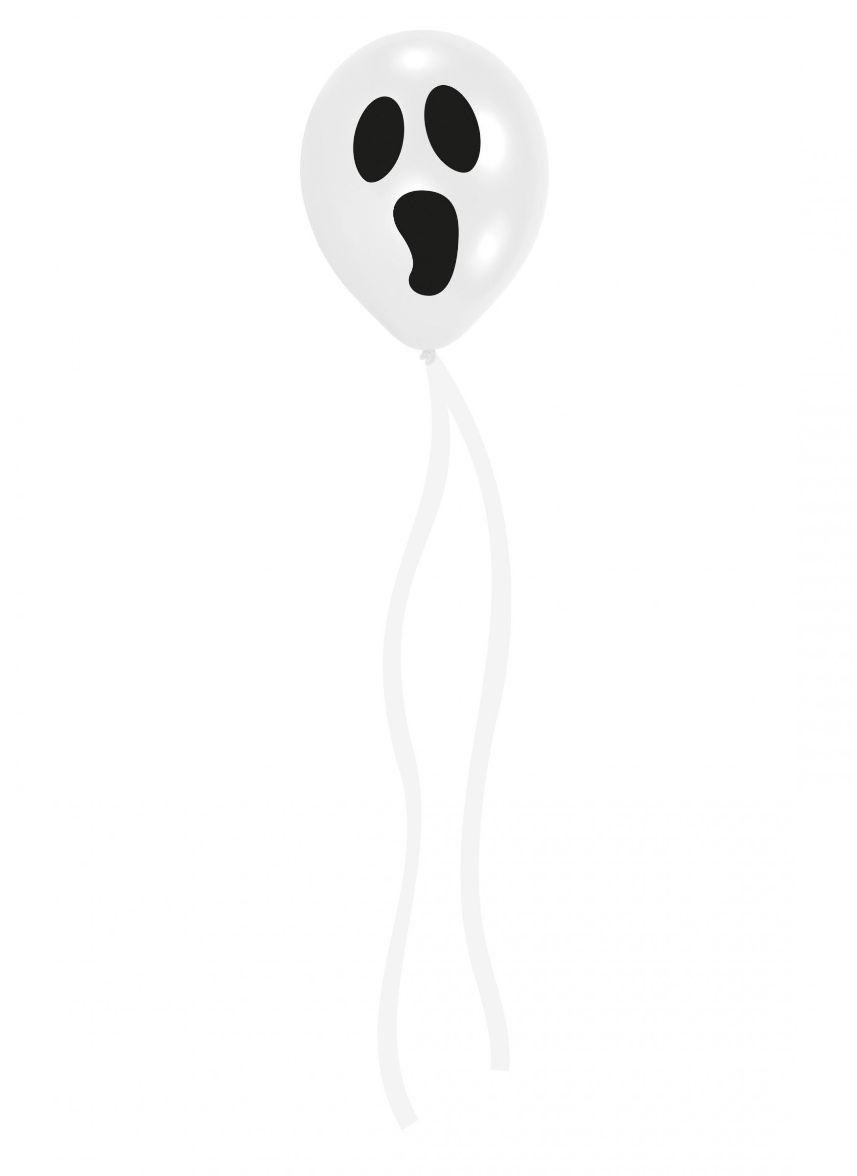 Geister-Luftballons Halloween-Partydeko 3 Stück weiss-schwarz 27,5 cm Geister-Luftballons Halloween-Partydeko 3 Stück weiss-schwarz 27,5 cm von RIETHMULLER
