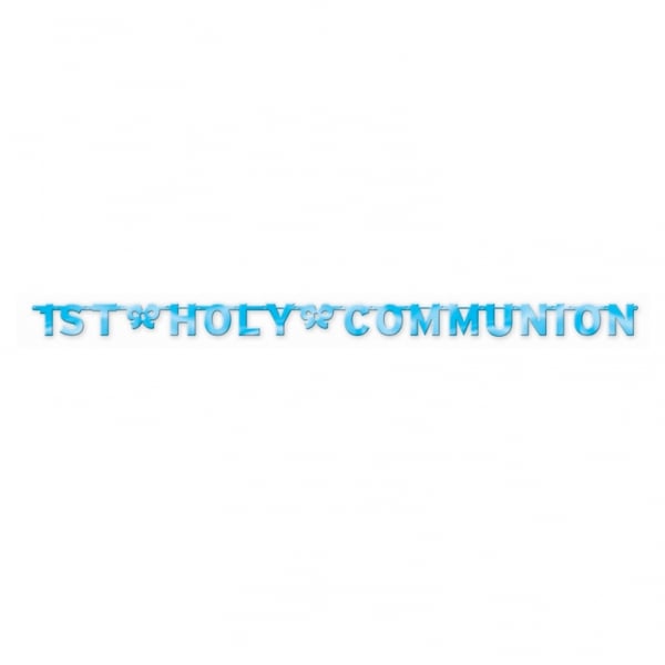 Girlande 1st holy communion 1,2 m blau Girlande 1st holy communion 1,2 m blau von AMSCAN