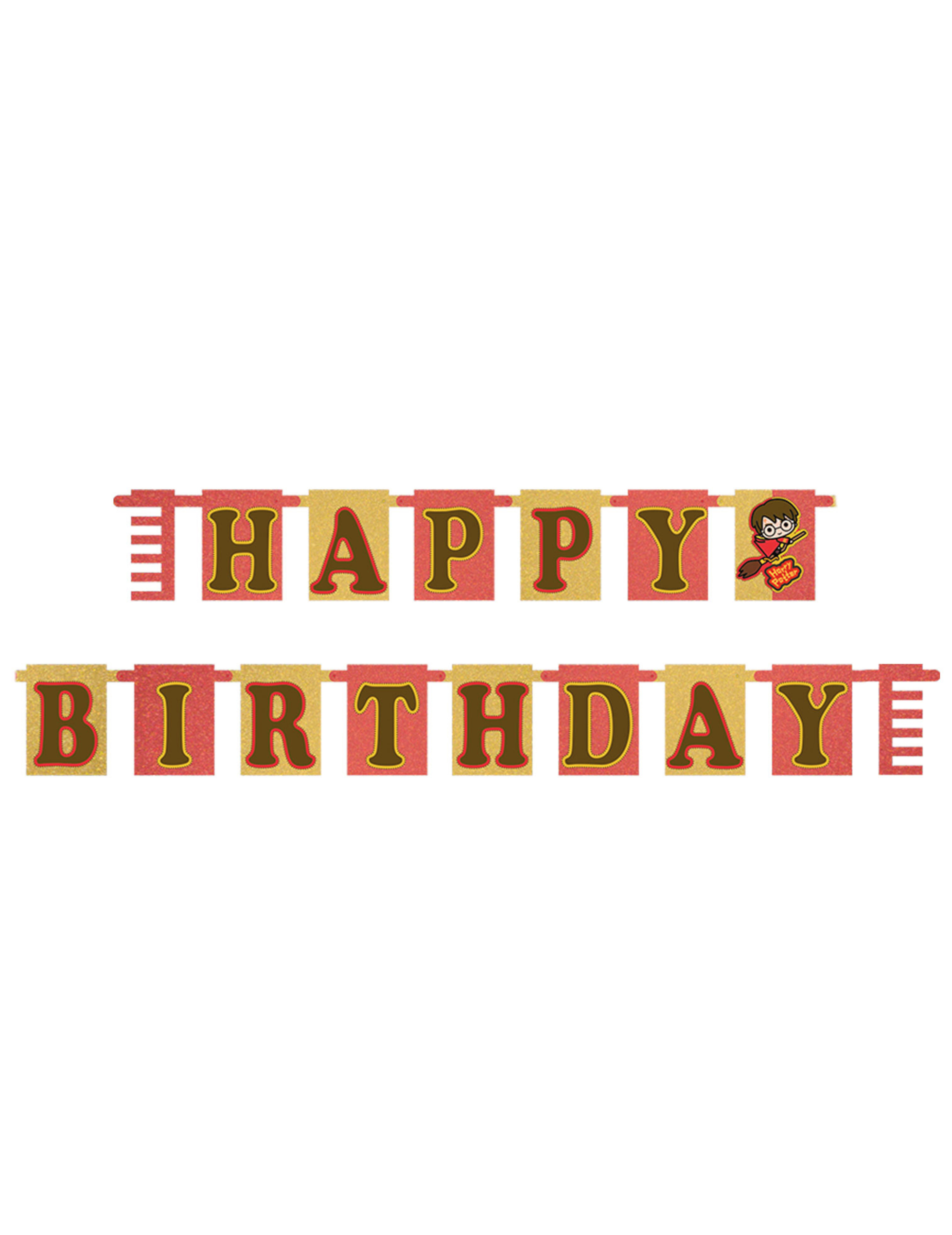 Girlande Harry Potter Happy Birthday Geburtstag 180 cm Girlande Harry Potter Happy Birthday Geburtstag 180 cm von AMSCAN