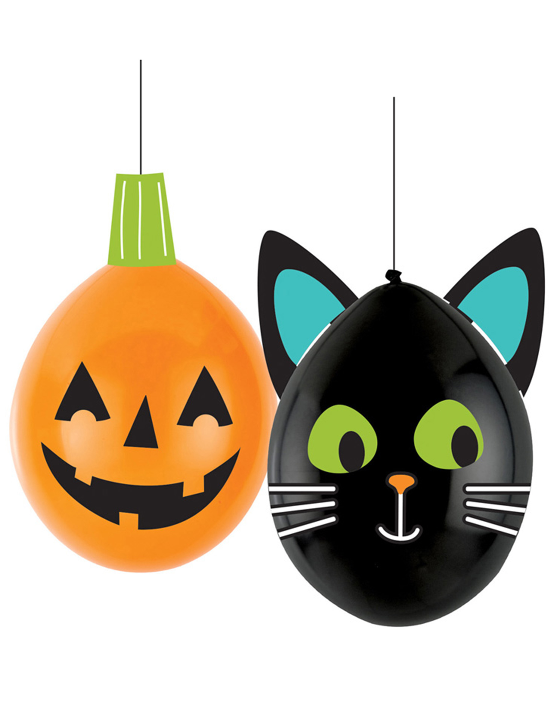 Halloween-Luftballons zum Gestalten Halloween-Deko orange-schwarz 30 cm Halloween-Luftballons zum Gestalten Halloween-Deko orange-schwarz 30 cm von AMSCAN