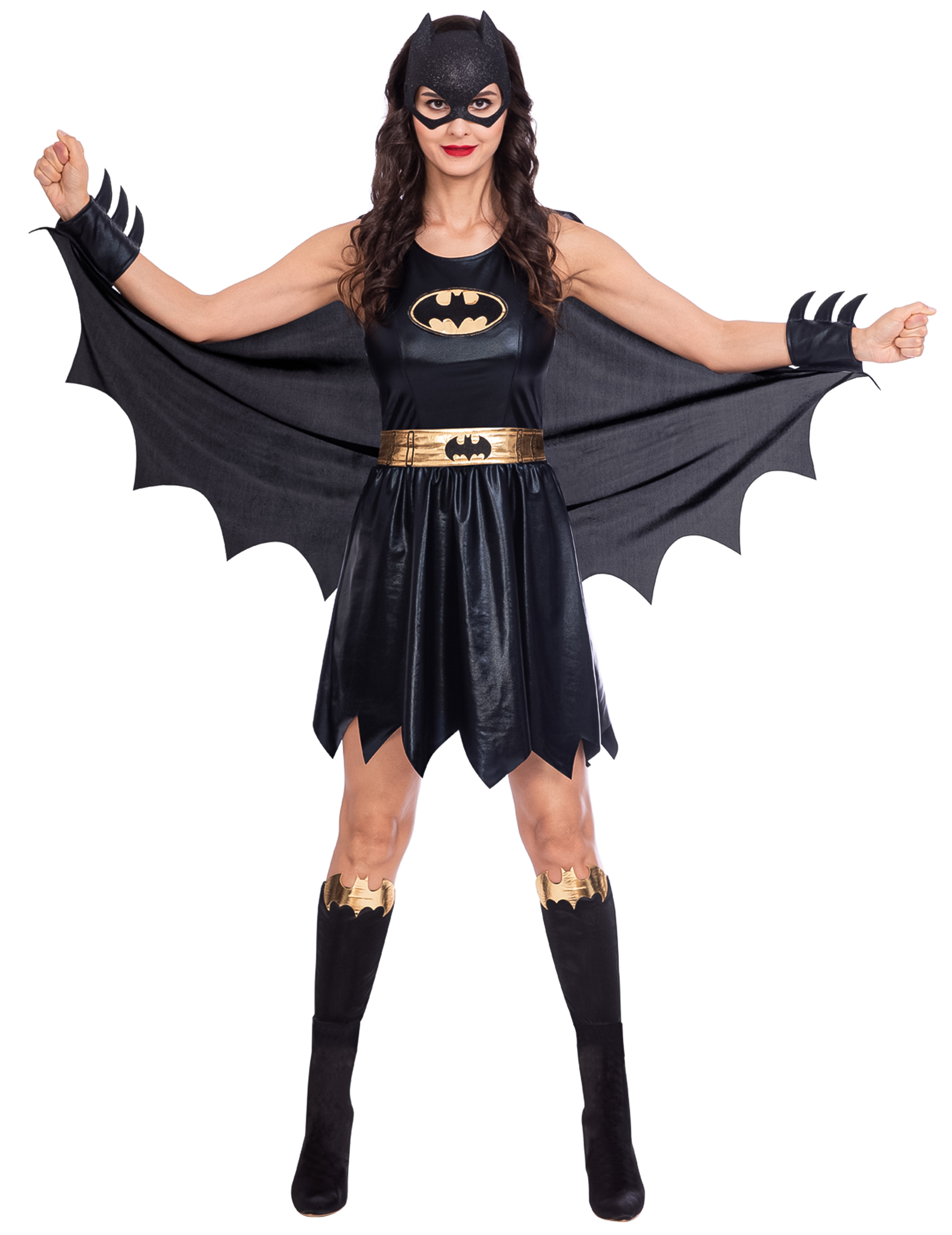 Klassisches Batgirl Kostüm für Damen schwarz Klassisches Batgirl Kostüm für Damen schwarz von RIETHMULLER