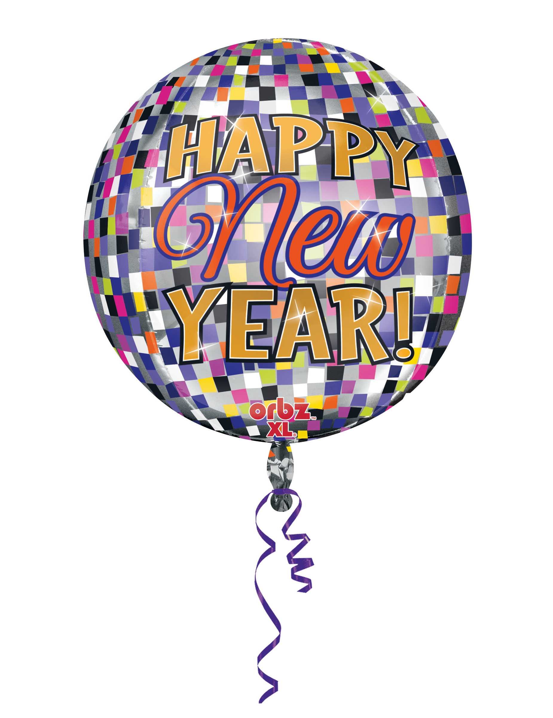 Luftballon Happy New Year Partydekoration bunt 38 cm Luftballon Happy New Year Partydekoration bunt 38 cm von AMSCAN