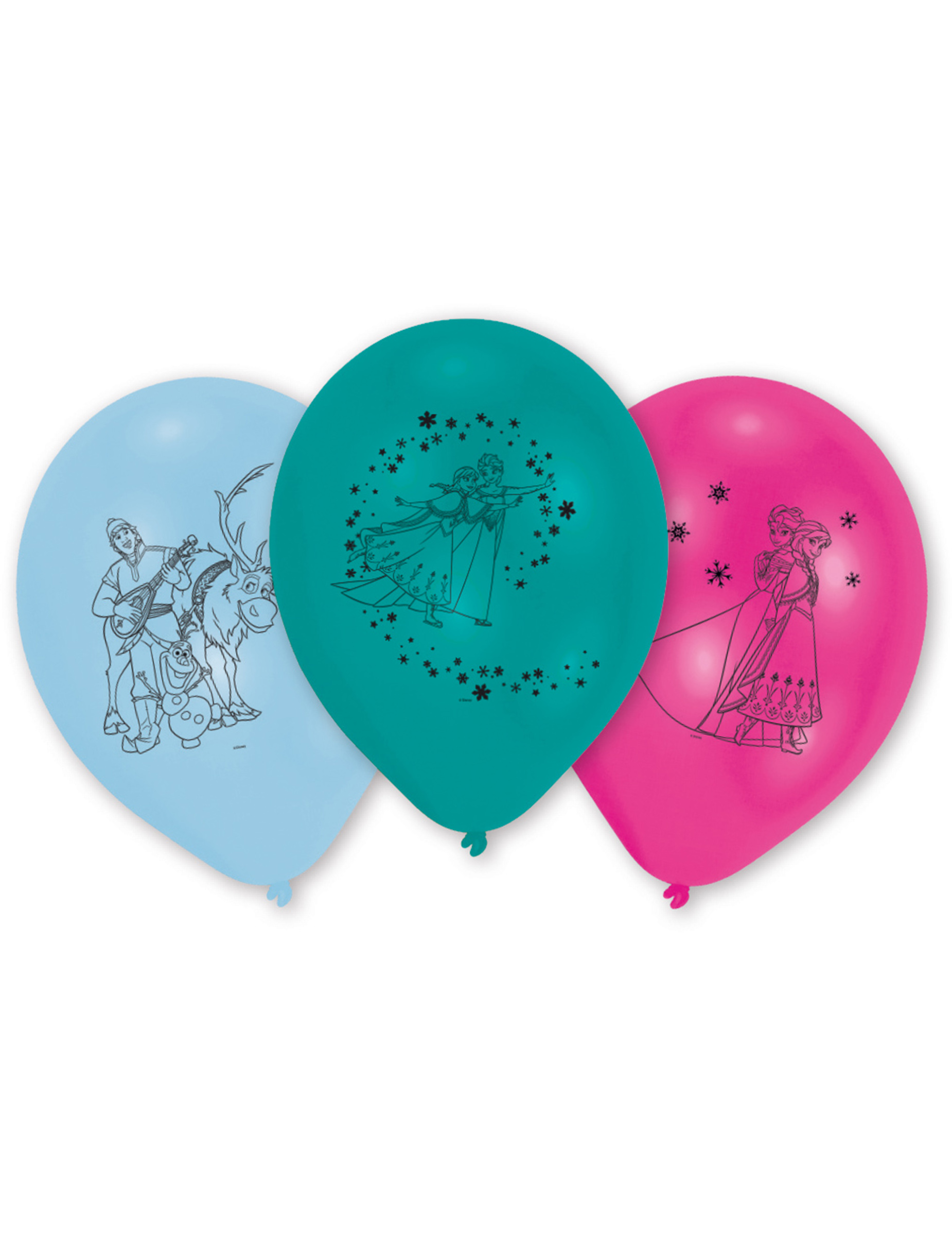 Luftballons Lizenzartikel Die Eiskönigin 6 Stück pink-blau Luftballons Lizenzartikel Die Eiskönigin 6 Stück pink-blau von RIETHMULLER