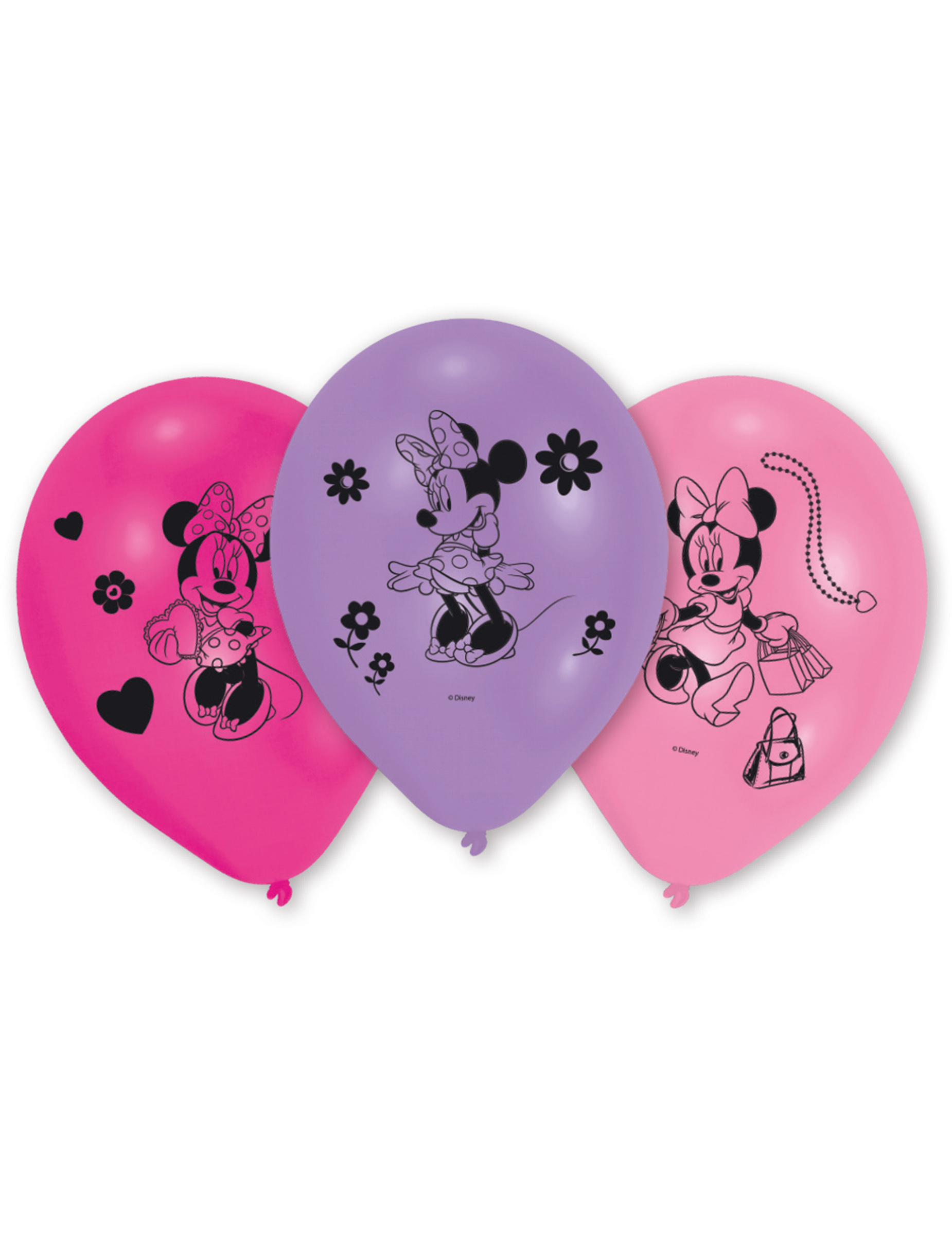 Luftballons Lizenzartikel Minnie Mouse 10 Stück lila-pink Luftballons Lizenzartikel Minnie Mouse 10 Stück lila-pink von RIETHMULLER