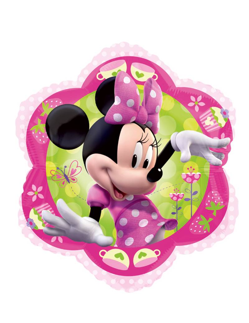 Minnie Maus-Luftballon Partydeko bunt 46 cm von AMSCAN