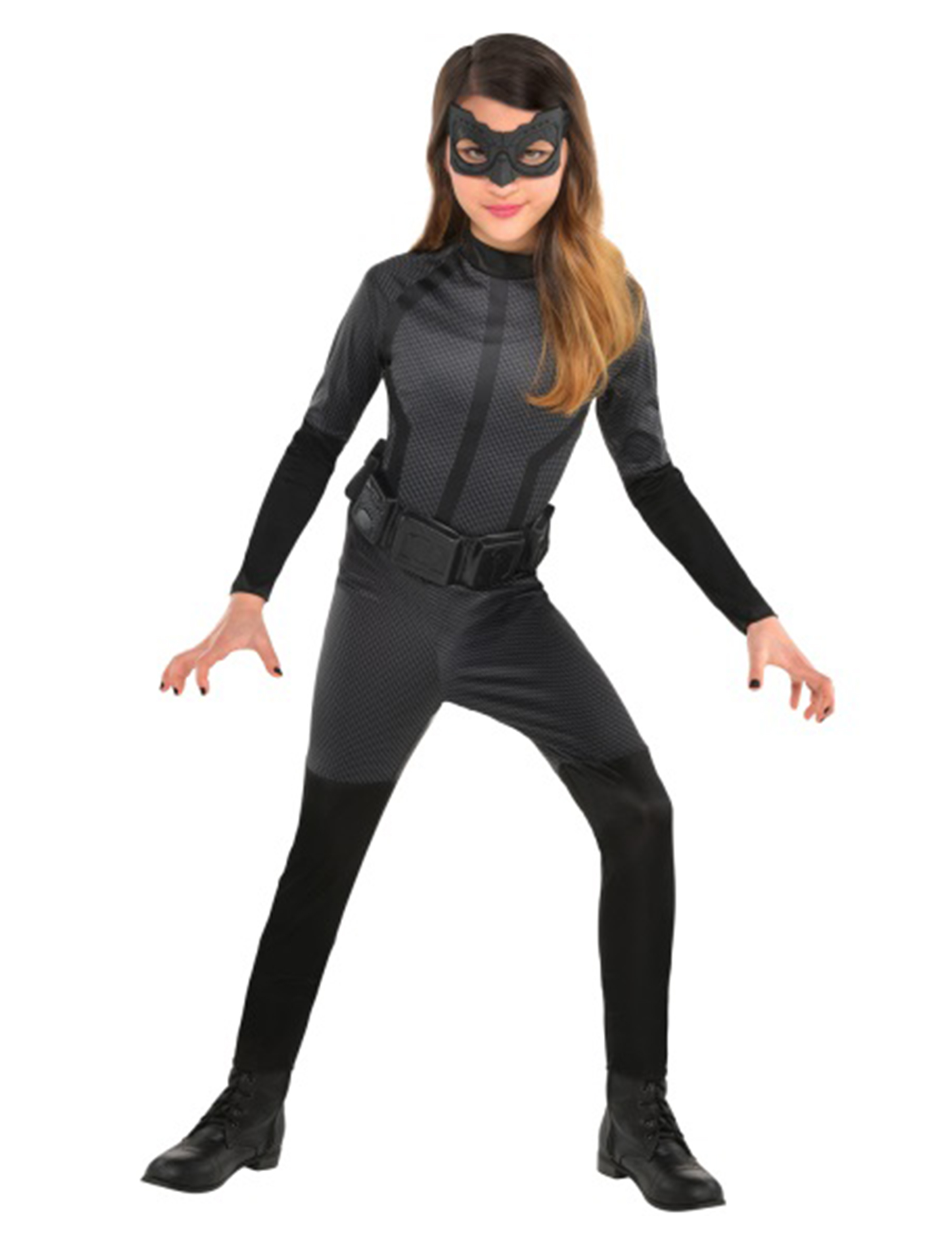 Offizielles Catwoman-Kostüm für Mädchen schwarz Offizielles Catwoman-Kostüm für Mädchen schwarz von RIETHMULLER
