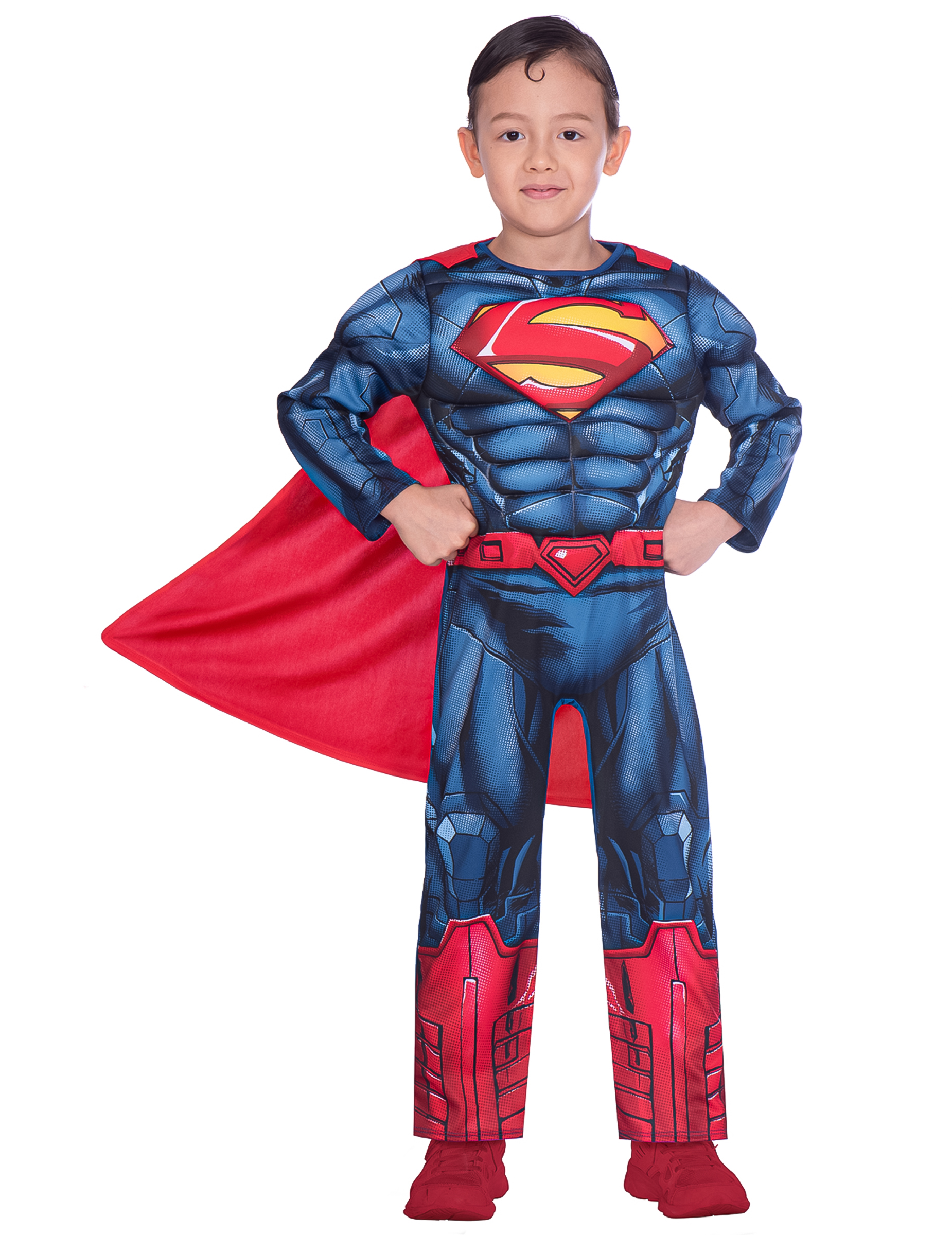 Offizielles Superman Kostüm für Kinder blau-rot Offizielles Superman Kostüm für Kinder blau-rot von RIETHMULLER