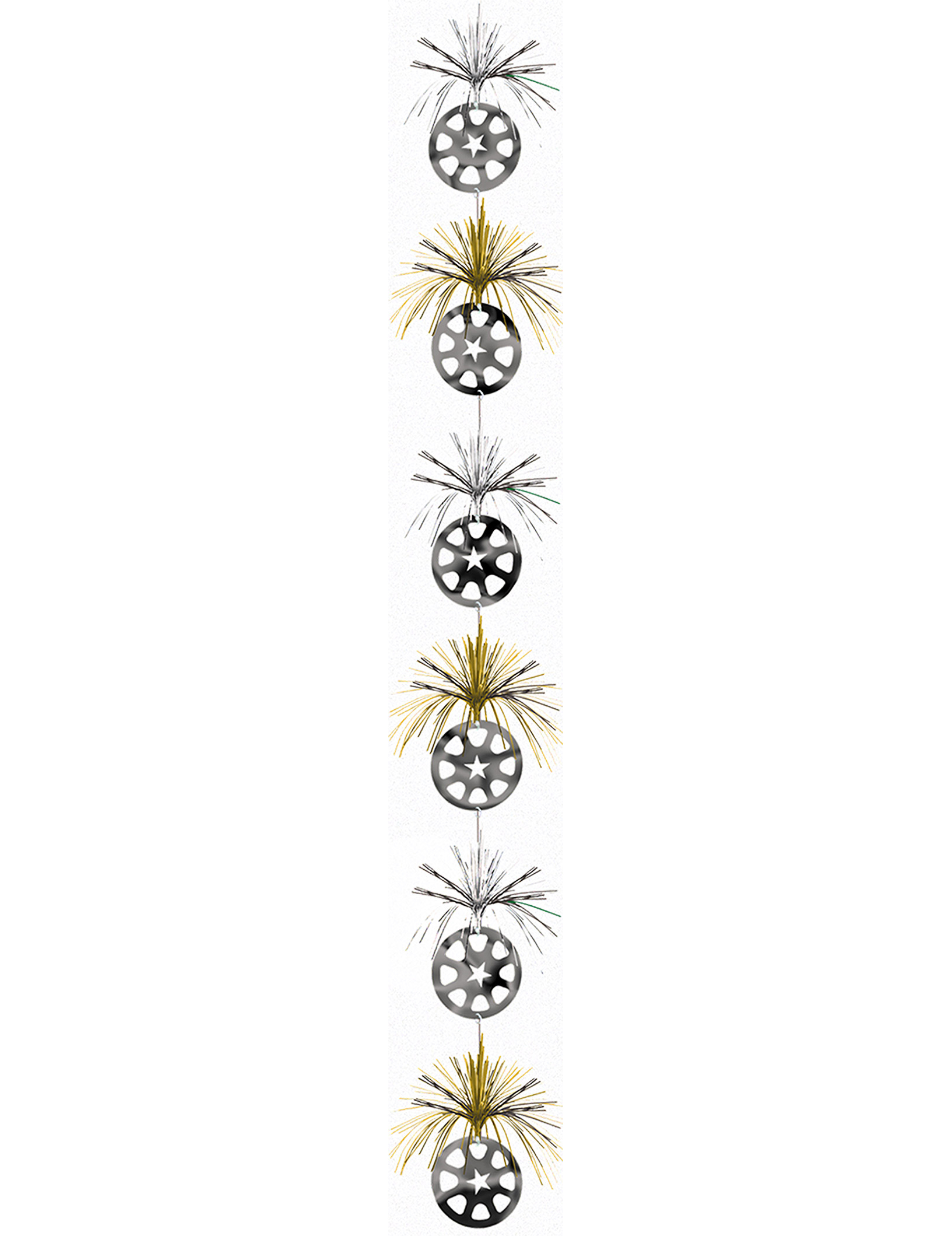 Party Girlande Hollywood schwarz-silber-gold 2,13m Party Girlande Hollywood schwarz-silber-gold 2,13m von AMSCAN