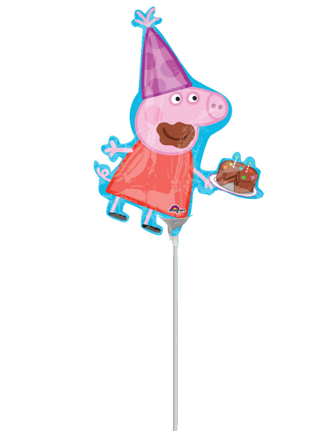 Peppa Wutz Ballon bunt 25x33cm von RIETHMULLER